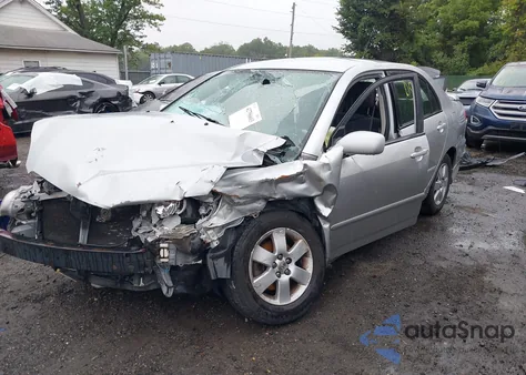 2008 Toyota Corolla S z USA, uszkodzony, nr VIN 2T1BR30E98C896456